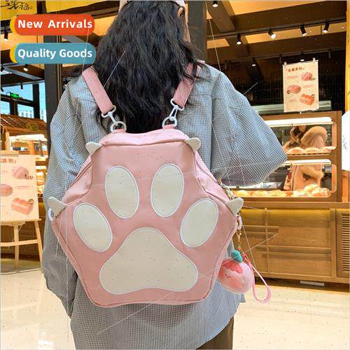 Personalized plush cat claw shoulder bag 2024 new Mori syste
