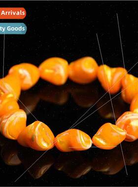 Fashion Gold lk Shell Random Large Grain Bracelet Men Women