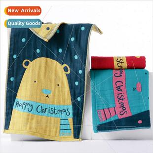 Cotton gauze towel wash face household Adult men women soft