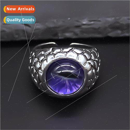 Vintage Jewelry Alloy Purple Devil Eye Ring New HJewelry Rin