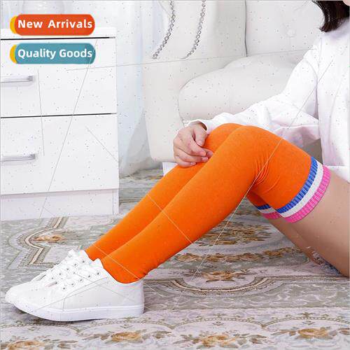 2019 New Striped Long Socks Knee High Womens Thigh High Sock