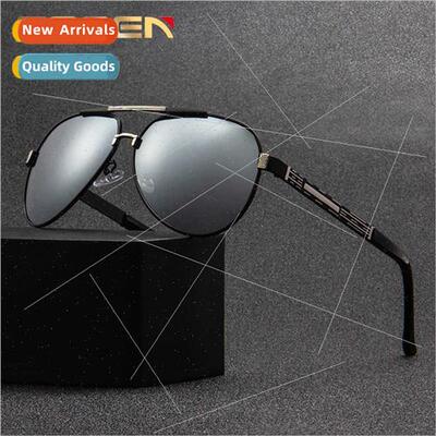 Polarized sunglasses men driving aviator glasses Europe retr