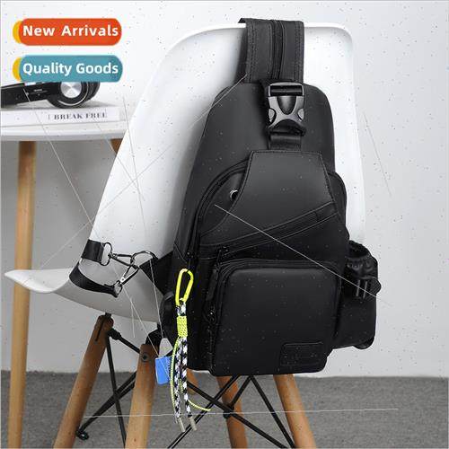 New large-capacy men chest bag shoulder diagonal cross water