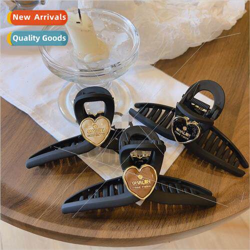 High- Autumn winter new frosted matte love shark clip large