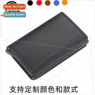 short anti slot case holde card men multi Card magnetic