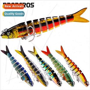 Bionic Hard Fake Plastic Runner Road 9cm Fish Multi