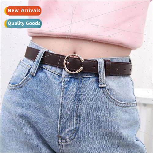 Korean fashion C-shaped pin buckle belt female hundred summe