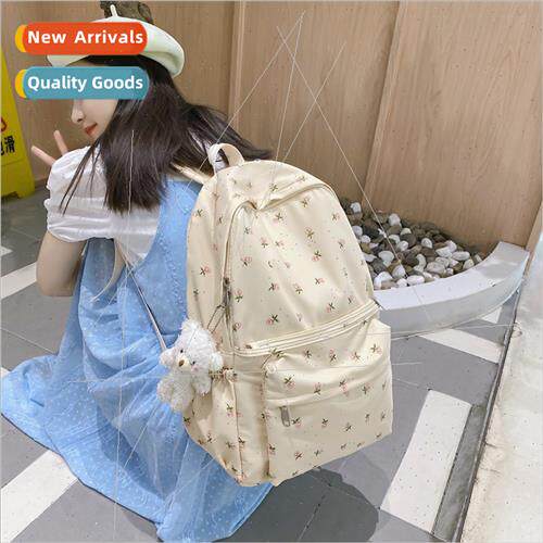 New shoulder bag female Korean bear horizontal zipper school