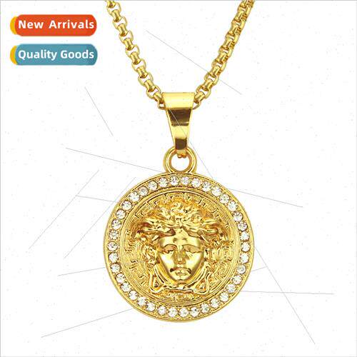 Europe set fashion nd diamond pendant jewelry gold portra me
