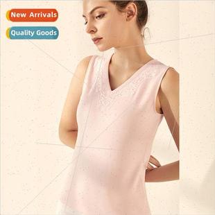 mulberry silk winter nec female new undershirt Autumn warm