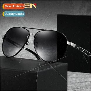 glasses men polarized new metal driving sunglasses fra retro