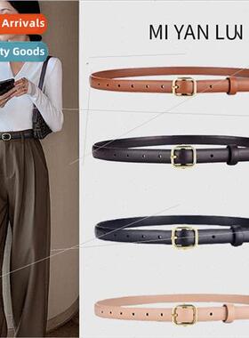 New Slim thin belt Korean retro ladies belt nch coat dress s