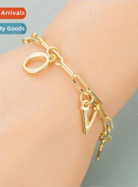 Europe new gold letters LOVE bracelet jewelry fashion simple
