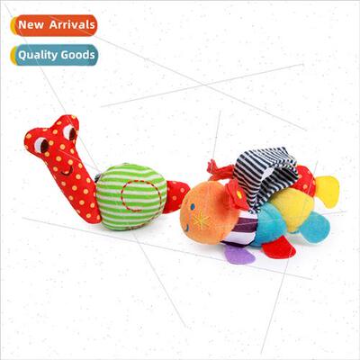 Baby Wristbell Ringing Bell  Soft Snail Caterpillar Watch St