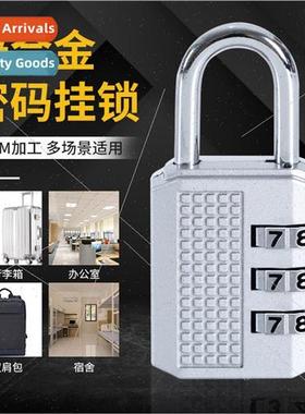 Three-dig combination lock padlock Warehouse door Dormory lo