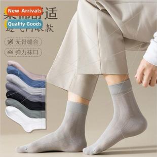 summer mid breathable men swe cotton spring socks Socks calf