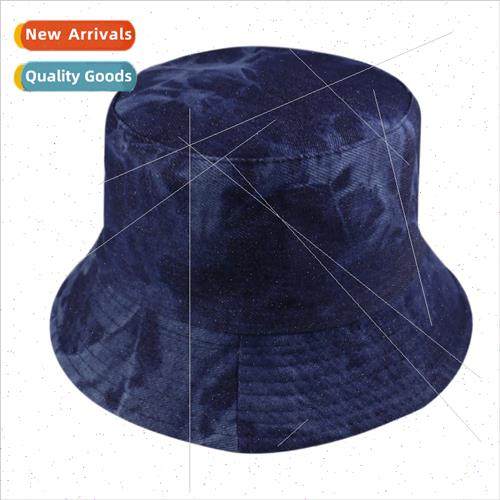 Europe Uned States washed retro tie-dye fisherman hat female