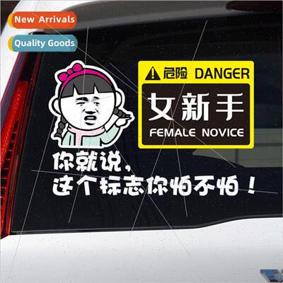 Female drivers new road internship signs funny creative text