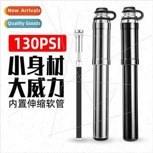 Portable Mini High Pressure Bicycle Pump Concealed Hose Pres