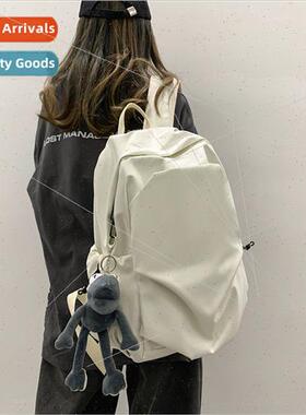 Large-capacy schoolbag female Korean ins wind backpack junio