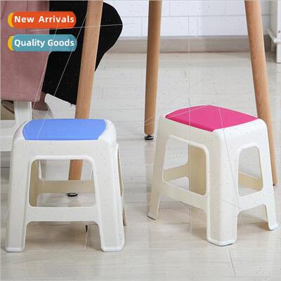 Plastic stool thickened adult household dining table high st