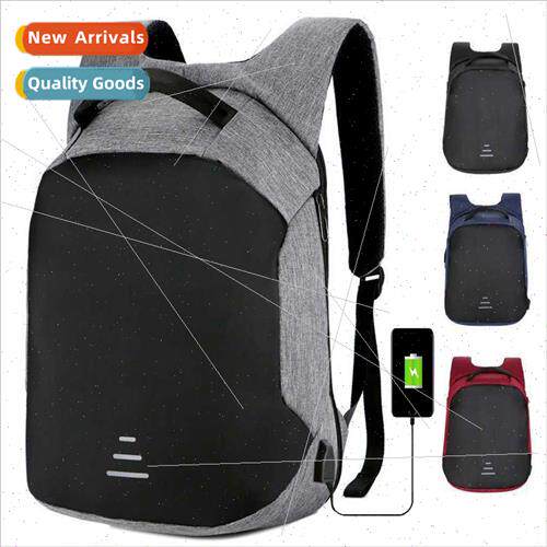 New shoulder bag men business laptop bag usb shoulder backpa