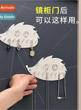 Hedgehog Jewelry Hook Women Ring Earring Necklace Hanger Doo