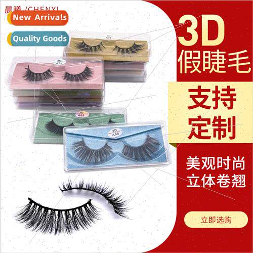 Set 10 pairs color card Europe false eyelashes chemical fibe
