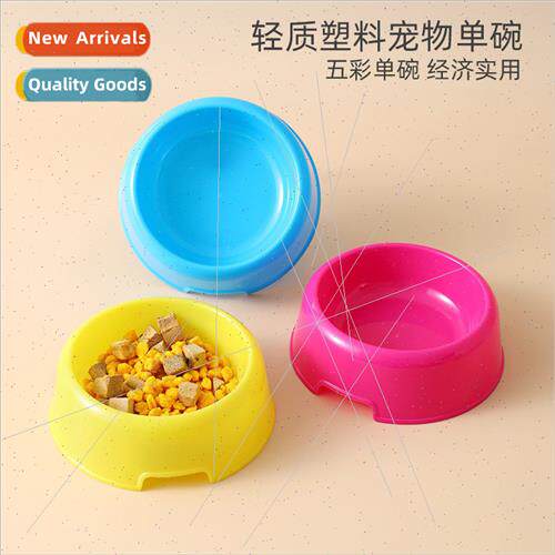Pet Food Bowl Puppy Puppy Cat Candy Colour Dog Food Bowl Pla