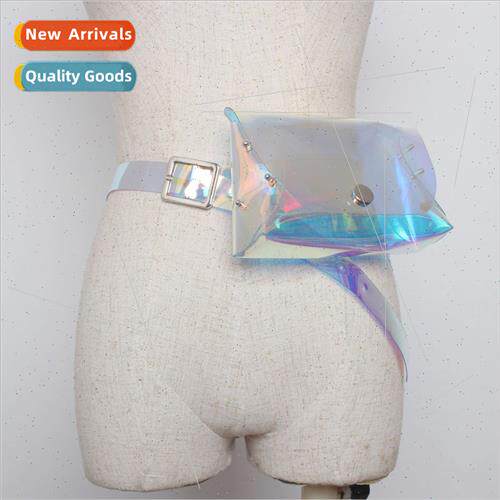 PVC transparent phantom laser removable mini belt bag belt f
