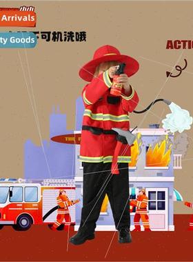 Childrens firefighter permance costumes cos kindergarten rol