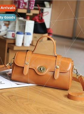 Winter popular leather small bag female baguette bag versati