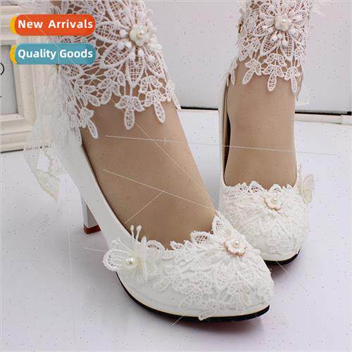 Bridal Wedding Shoes Whe Large ze High Heeled Women Shoes La
