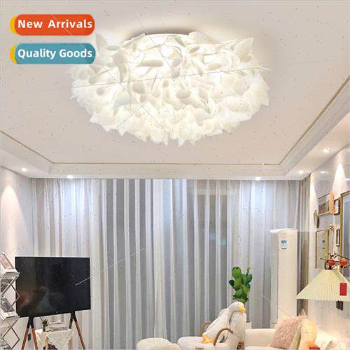 Creative petal cloud bedroom light light luxury living room