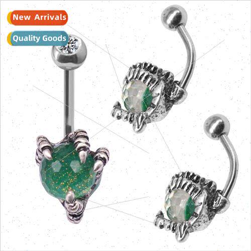 Europe dragon claw navel ring claw navel ring stainless stee