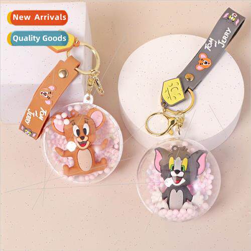 Cartoon cat and mouse metal acrylic pendant niche light luxu