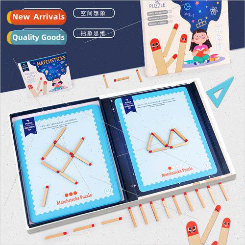 New wooden magnetic thinking matches game children oracle ge