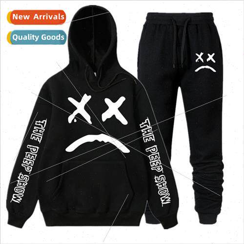 Trend Hot New l Peep Set Hooded Crew Neck Sweatshirt Padded