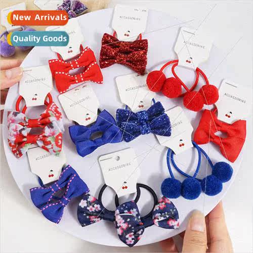 Children headdress hair accessories baby bow leather band se