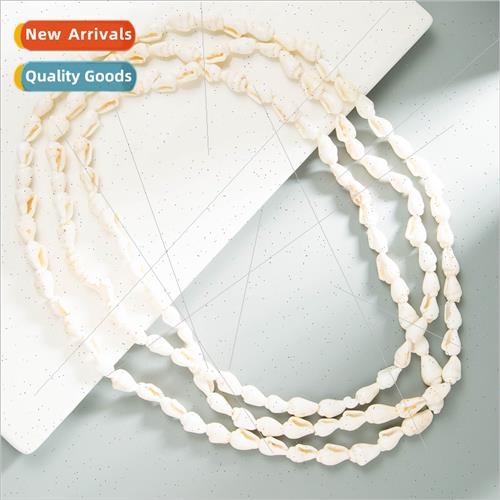 Europe retro ethnic whe shell small conch long necklace pers