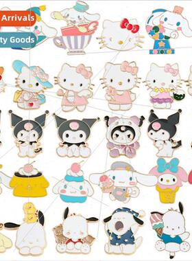 Hundreds of cartoon Sanrio brooch Cute Kulome pudding dog Pa
