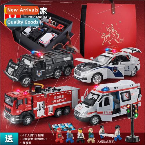 sets适用boys birthday gift simulation alloy toy car set upsc