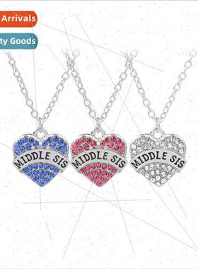 Korea Girlfriends Friends Necklace Middle SIS  sters Pendant