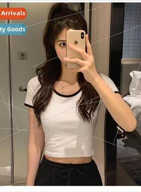 Spice Girls short t-shirt tops women Spring summer new tight