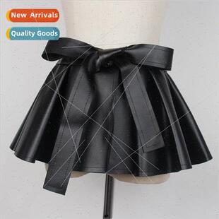 Skirt Waistband Pleated Ruffles Decorative Pleated Skirt Bel