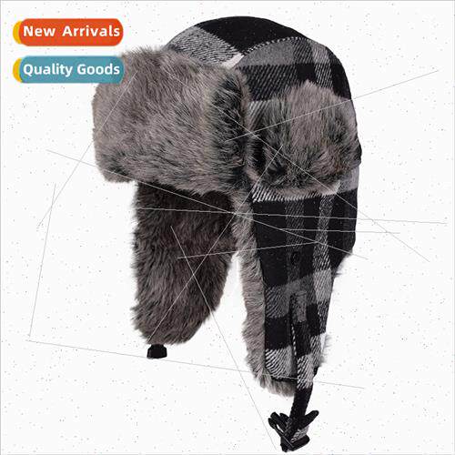 Winter thickened padded Lei Feng cap men women outdoor cycli
