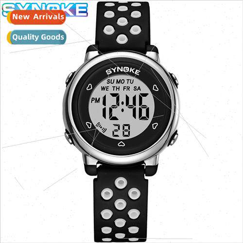 Waterproof alarm luminous large screen fashion watch men wom
