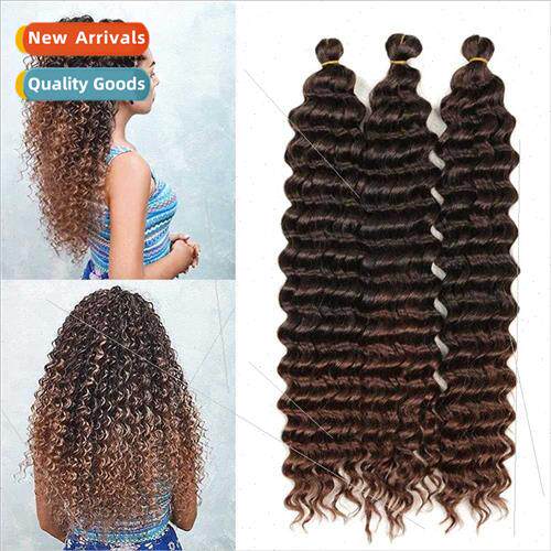 African Crochet Hair Ladies Hair Handles Fretrss deep wave h