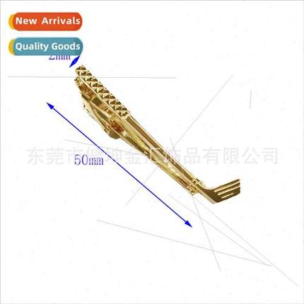 Gold Golf Club Tie Clip Tie Dress Accessories