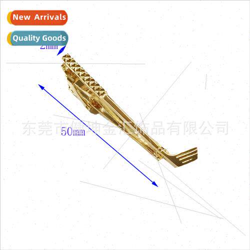 Gold Golf Club Tie Clip Tie Dress Accessories